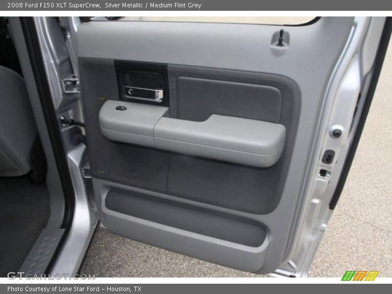 Silver Metallic / Medium Flint Grey 2008 Ford F150 XLT SuperCrew