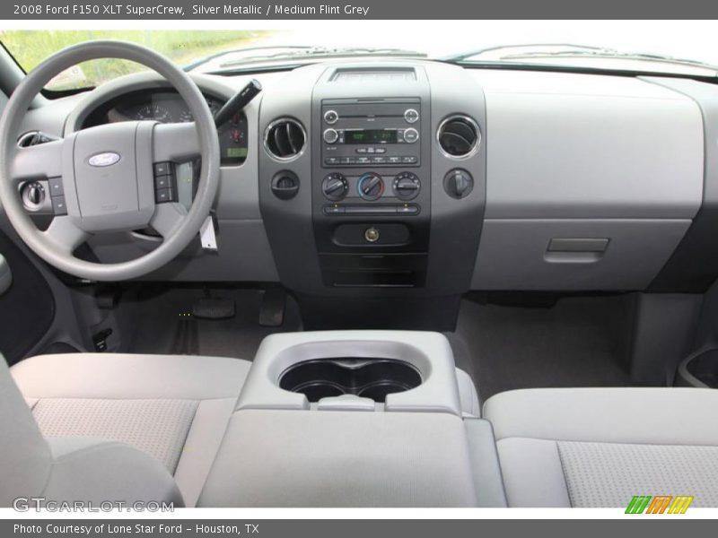 Silver Metallic / Medium Flint Grey 2008 Ford F150 XLT SuperCrew