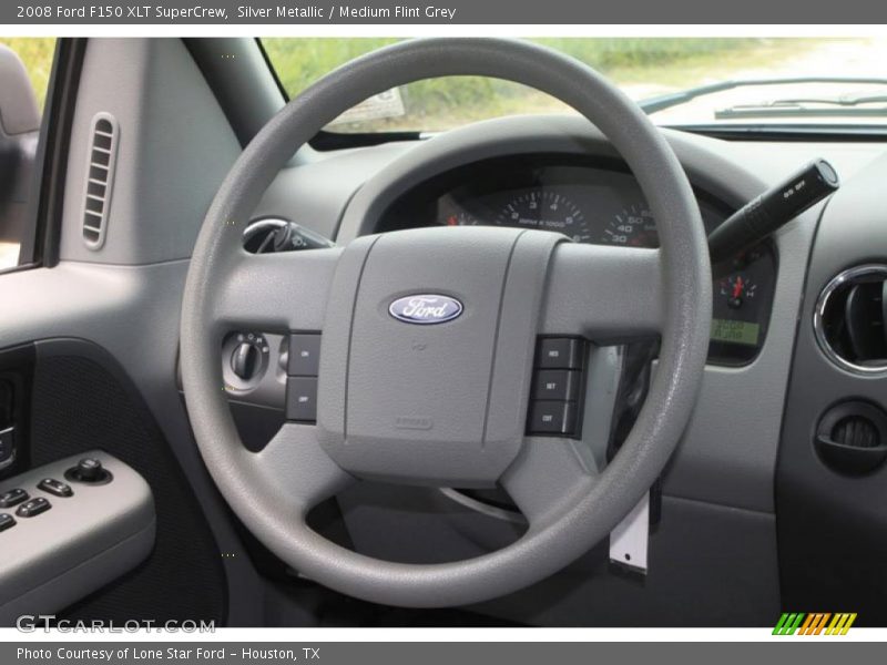 Silver Metallic / Medium Flint Grey 2008 Ford F150 XLT SuperCrew