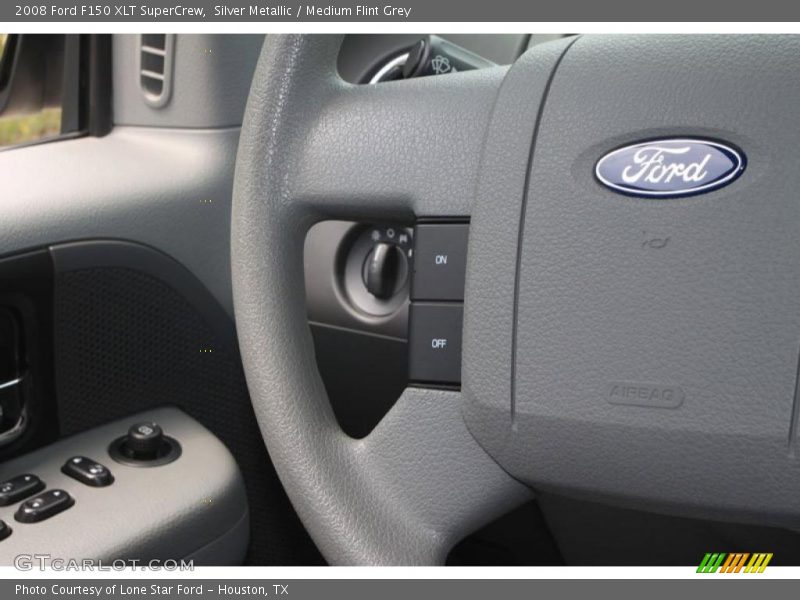 Silver Metallic / Medium Flint Grey 2008 Ford F150 XLT SuperCrew