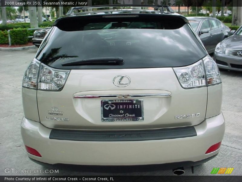 Savannah Metallic / Ivory 2008 Lexus RX 350