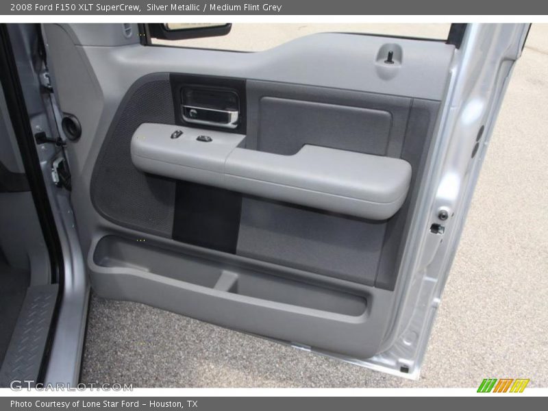 Silver Metallic / Medium Flint Grey 2008 Ford F150 XLT SuperCrew