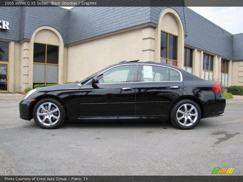 Black Obsidian / Graphite 2005 Infiniti G 35 Sedan