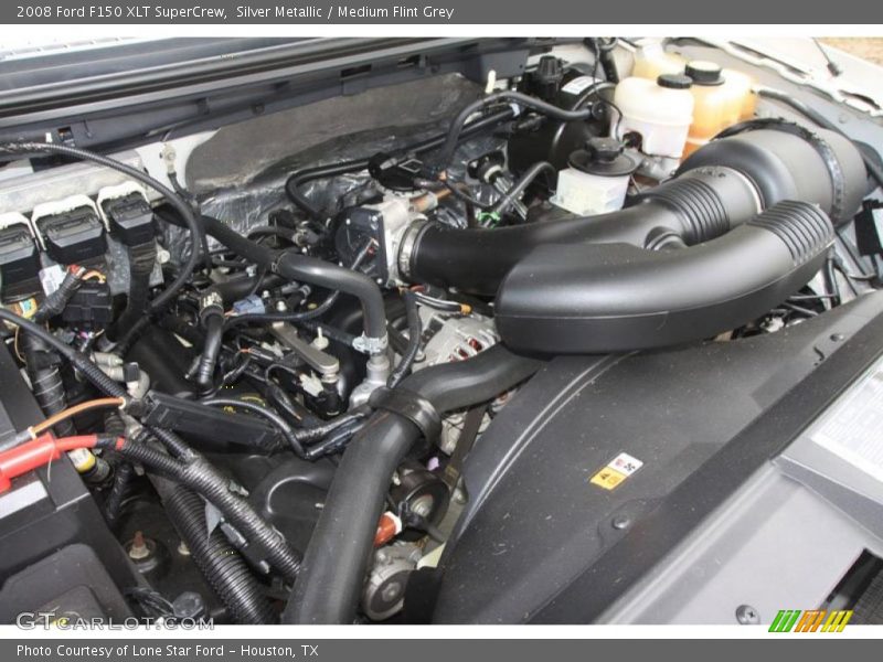 Silver Metallic / Medium Flint Grey 2008 Ford F150 XLT SuperCrew