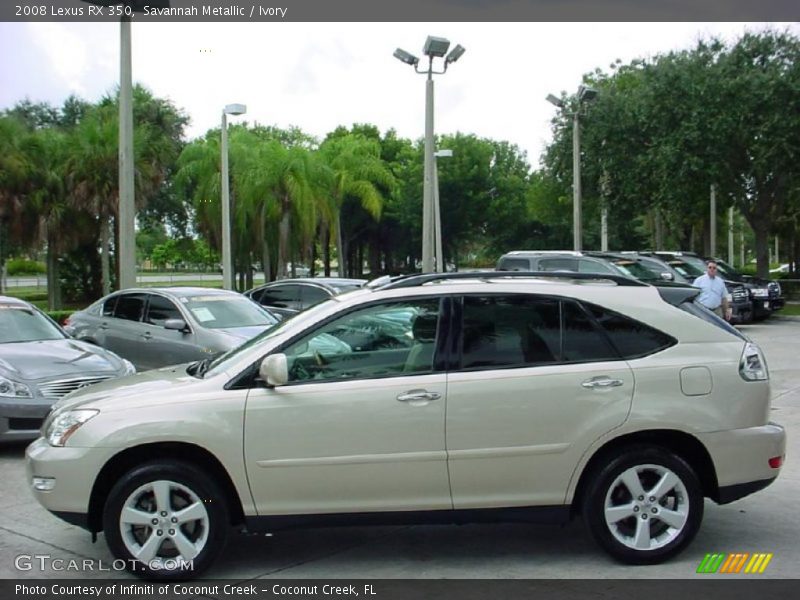 Savannah Metallic / Ivory 2008 Lexus RX 350