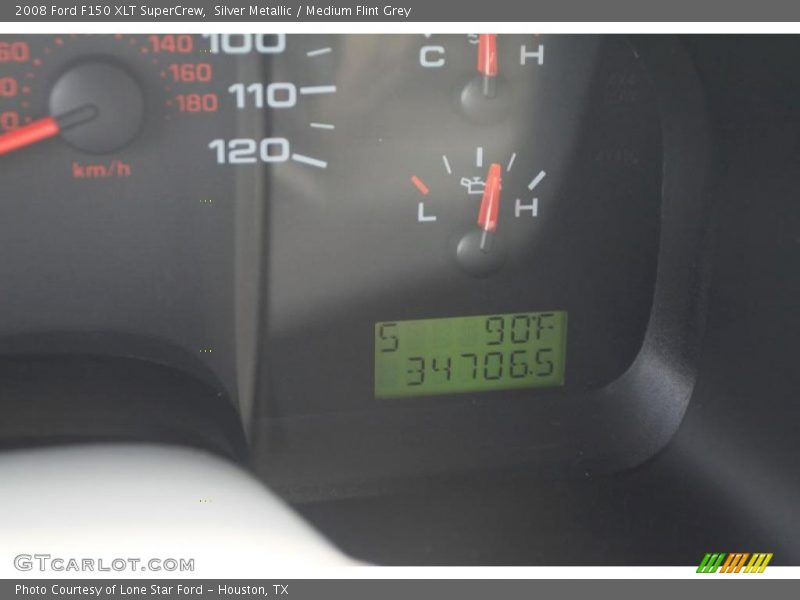 Silver Metallic / Medium Flint Grey 2008 Ford F150 XLT SuperCrew