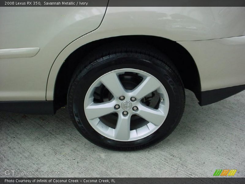 Savannah Metallic / Ivory 2008 Lexus RX 350