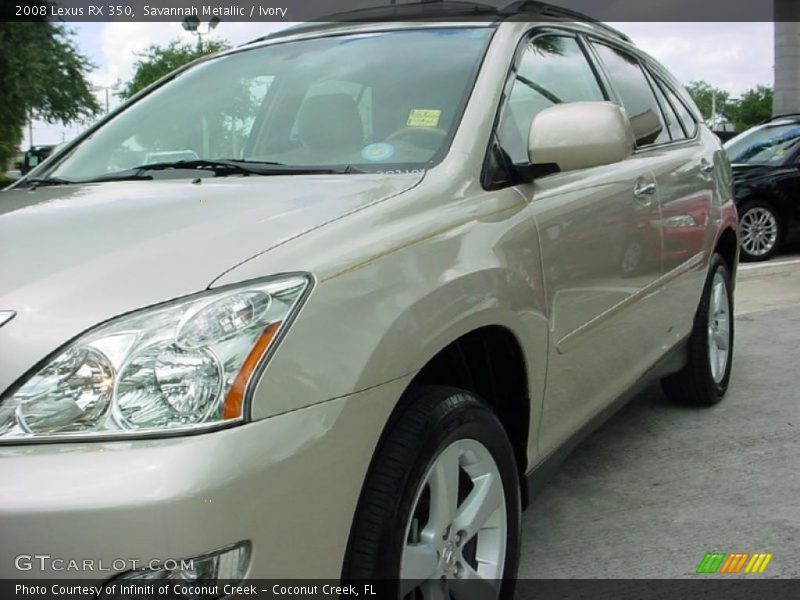 Savannah Metallic / Ivory 2008 Lexus RX 350