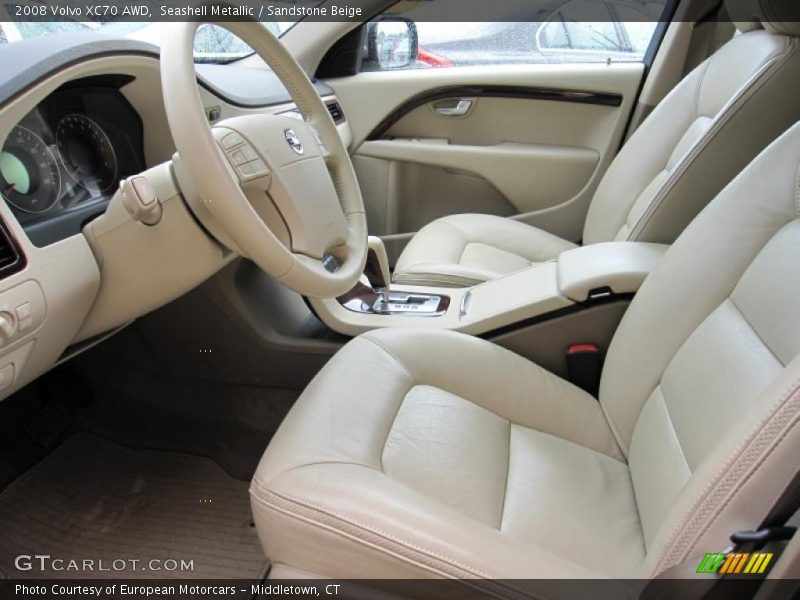 Seashell Metallic / Sandstone Beige 2008 Volvo XC70 AWD