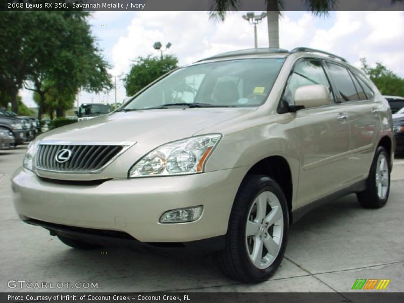 Savannah Metallic / Ivory 2008 Lexus RX 350