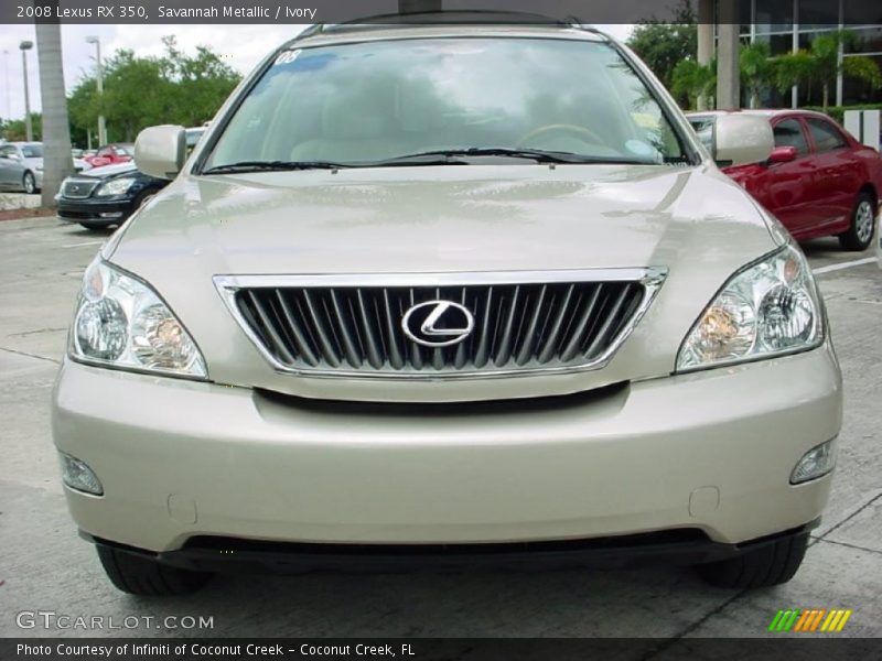 Savannah Metallic / Ivory 2008 Lexus RX 350