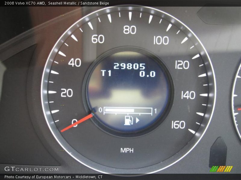 Seashell Metallic / Sandstone Beige 2008 Volvo XC70 AWD