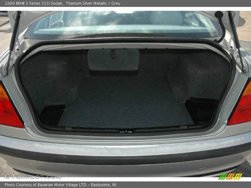 Titanium Silver Metallic / Grey 1999 BMW 3 Series 323i Sedan