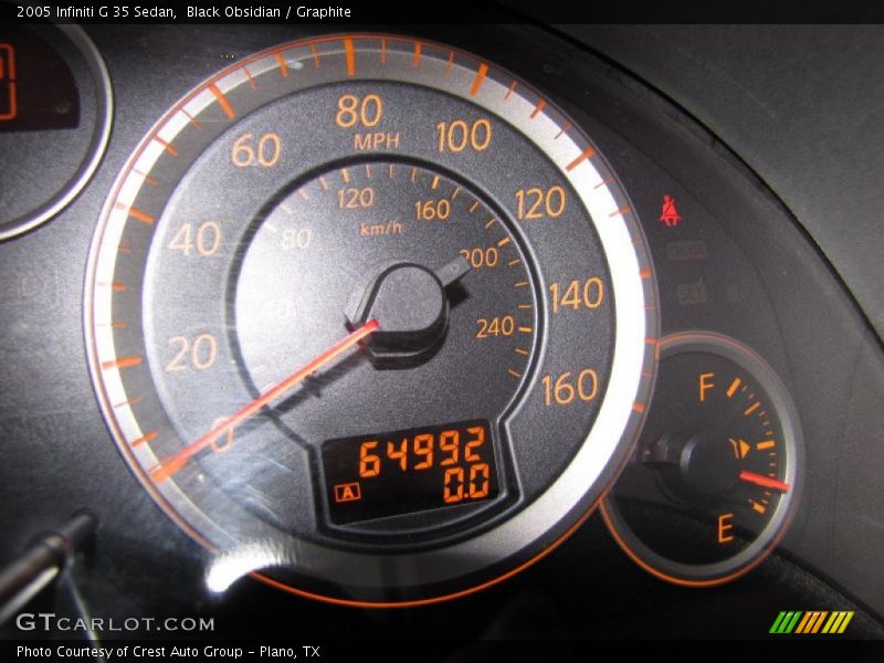 Black Obsidian / Graphite 2005 Infiniti G 35 Sedan
