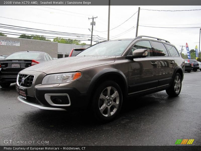 Seashell Metallic / Sandstone Beige 2008 Volvo XC70 AWD