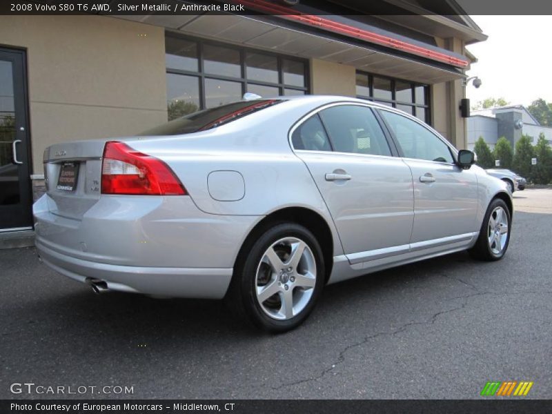 Silver Metallic / Anthracite Black 2008 Volvo S80 T6 AWD