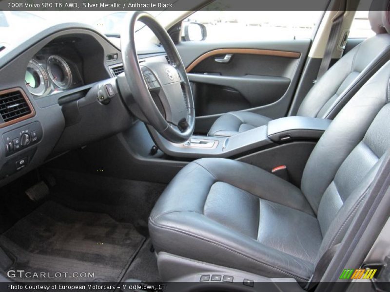 Silver Metallic / Anthracite Black 2008 Volvo S80 T6 AWD