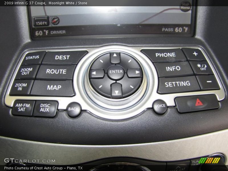 Moonlight White / Stone 2009 Infiniti G 37 Coupe