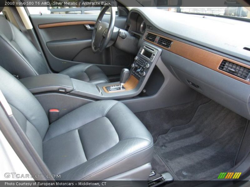 Silver Metallic / Anthracite Black 2008 Volvo S80 T6 AWD