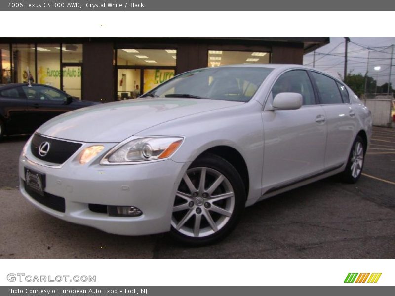 Crystal White / Black 2006 Lexus GS 300 AWD