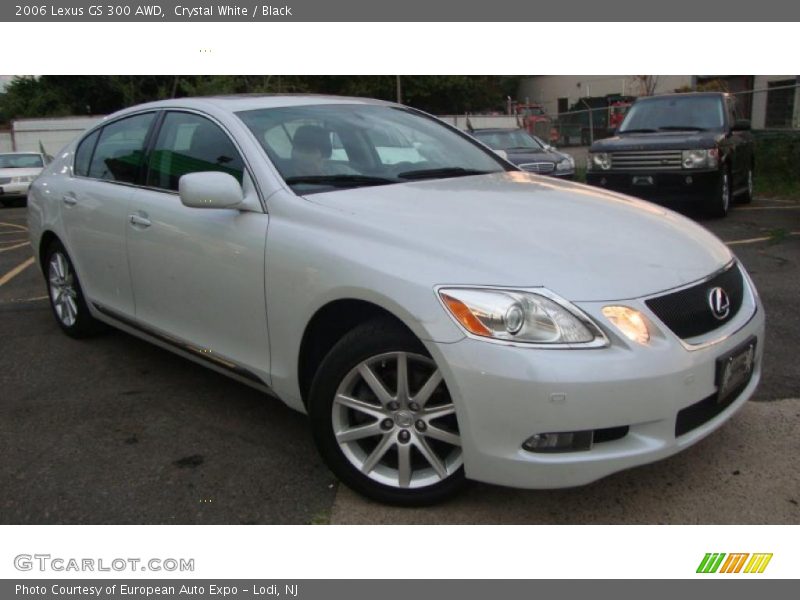 Crystal White / Black 2006 Lexus GS 300 AWD