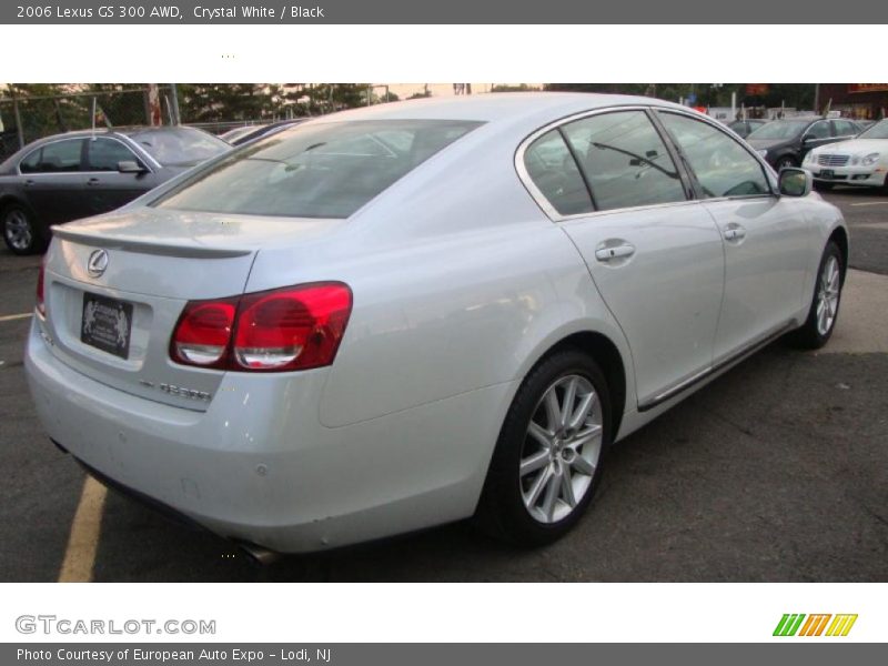 Crystal White / Black 2006 Lexus GS 300 AWD
