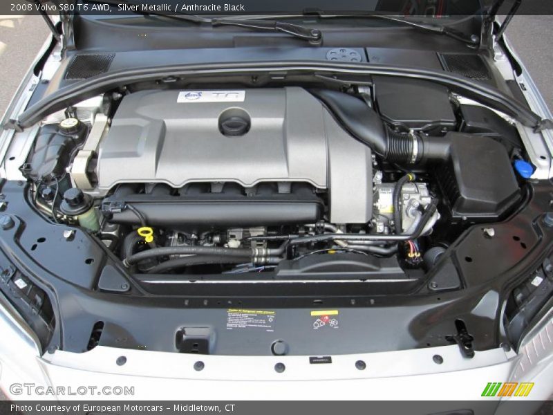 Silver Metallic / Anthracite Black 2008 Volvo S80 T6 AWD