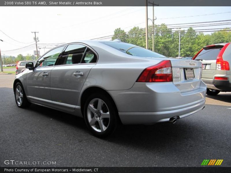 Silver Metallic / Anthracite Black 2008 Volvo S80 T6 AWD