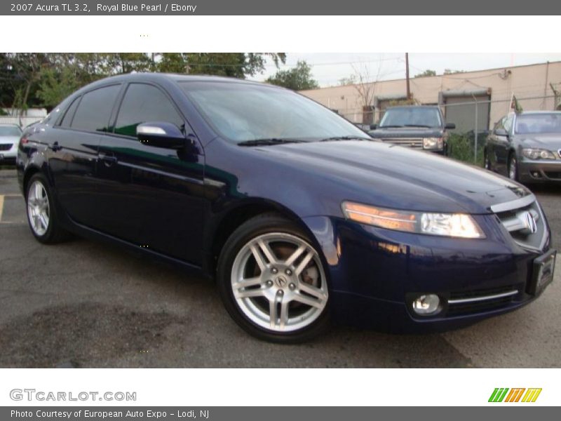 Royal Blue Pearl / Ebony 2007 Acura TL 3.2
