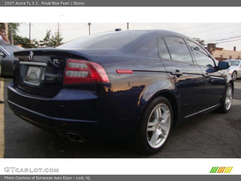 Royal Blue Pearl / Ebony 2007 Acura TL 3.2