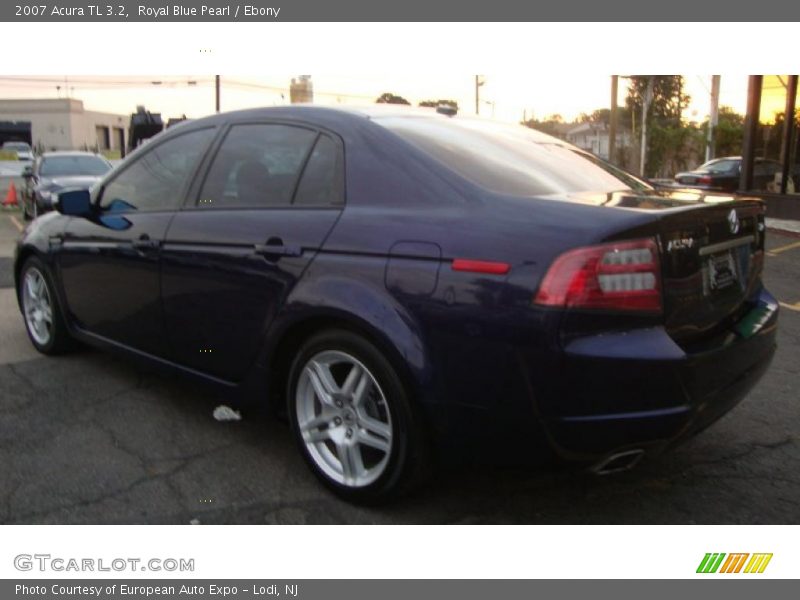 Royal Blue Pearl / Ebony 2007 Acura TL 3.2