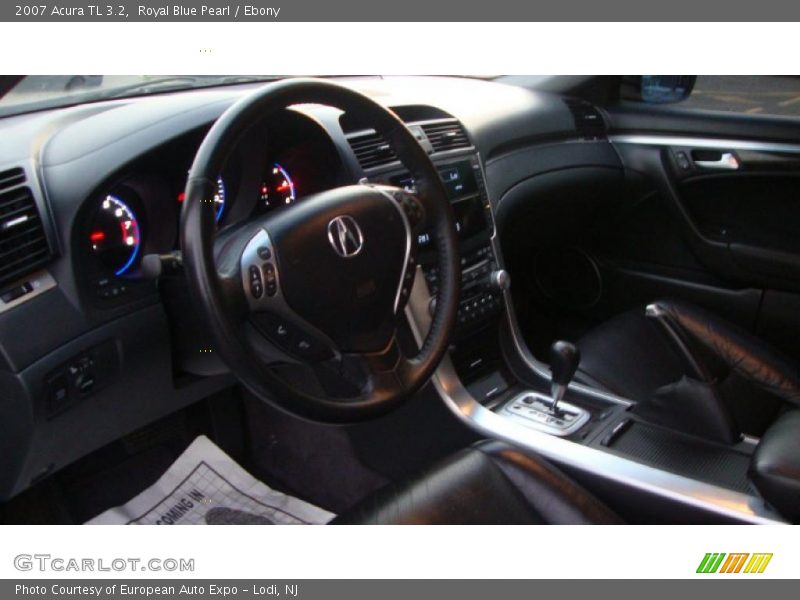 Royal Blue Pearl / Ebony 2007 Acura TL 3.2