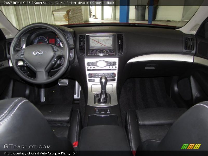 Garnet Ember Metallic / Graphite Black 2007 Infiniti G 35 S Sport Sedan