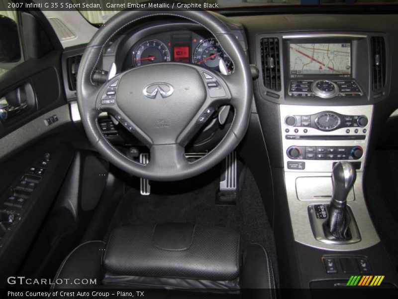 Garnet Ember Metallic / Graphite Black 2007 Infiniti G 35 S Sport Sedan