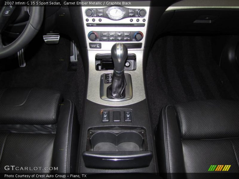 Garnet Ember Metallic / Graphite Black 2007 Infiniti G 35 S Sport Sedan