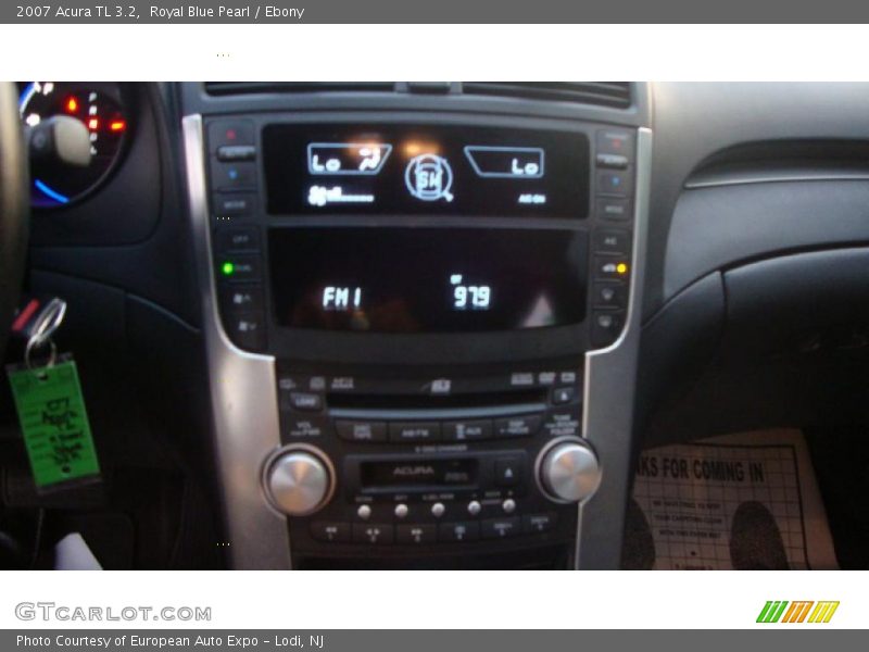 Royal Blue Pearl / Ebony 2007 Acura TL 3.2