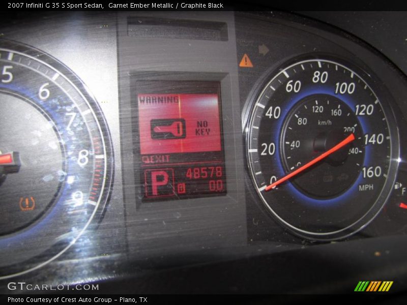 Garnet Ember Metallic / Graphite Black 2007 Infiniti G 35 S Sport Sedan