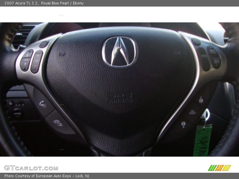 Royal Blue Pearl / Ebony 2007 Acura TL 3.2