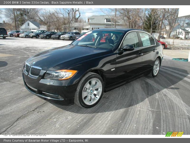 Black Sapphire Metallic / Black 2006 BMW 3 Series 330xi Sedan