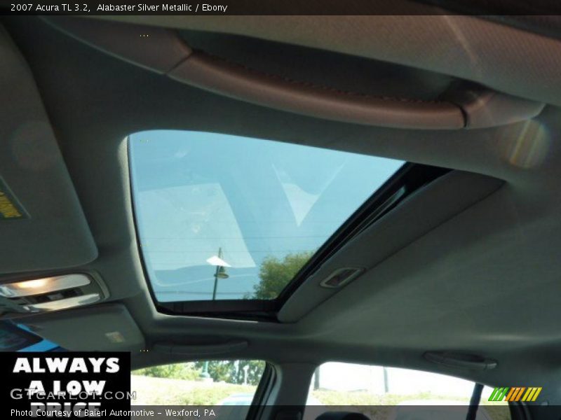 Alabaster Silver Metallic / Ebony 2007 Acura TL 3.2