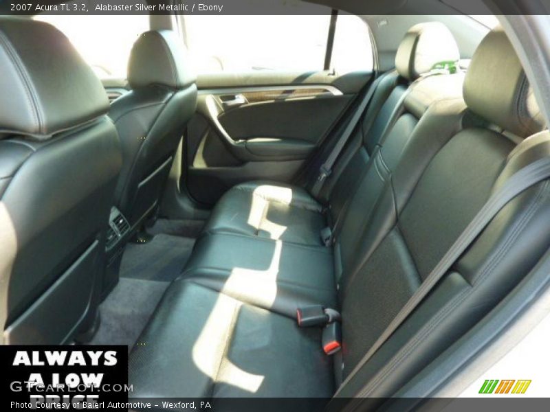 Alabaster Silver Metallic / Ebony 2007 Acura TL 3.2