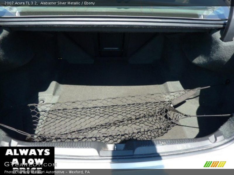Alabaster Silver Metallic / Ebony 2007 Acura TL 3.2