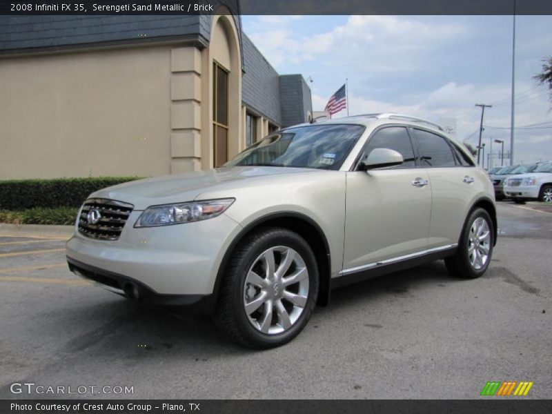 Serengeti Sand Metallic / Brick 2008 Infiniti FX 35