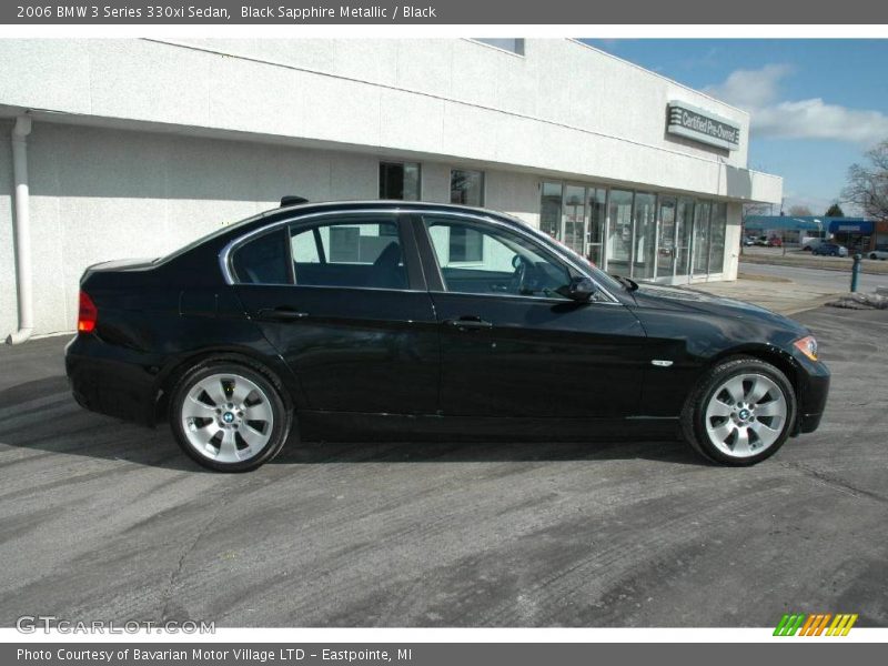 Black Sapphire Metallic / Black 2006 BMW 3 Series 330xi Sedan