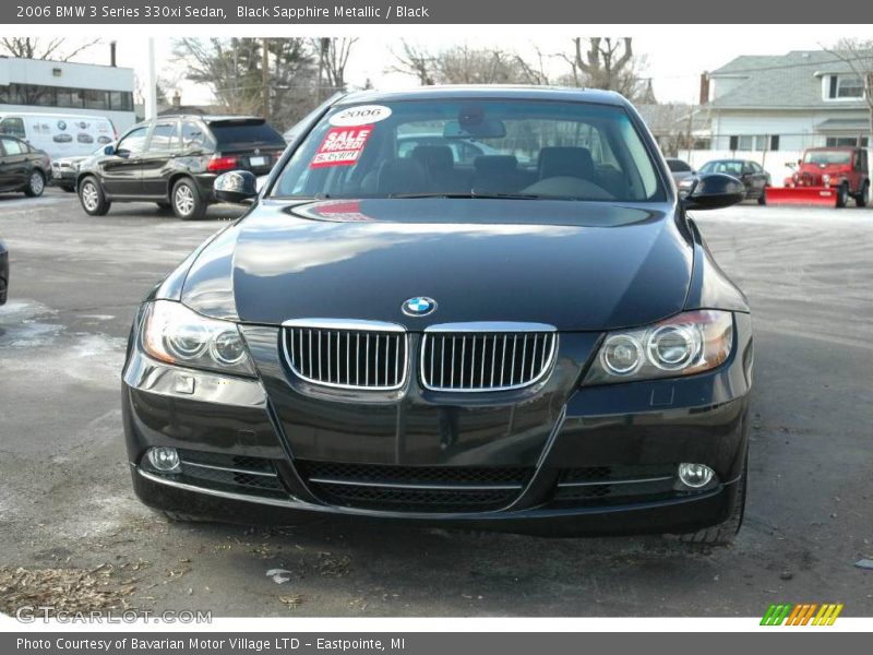 Black Sapphire Metallic / Black 2006 BMW 3 Series 330xi Sedan