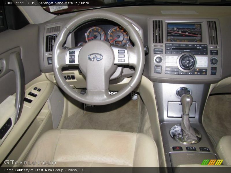 Serengeti Sand Metallic / Brick 2008 Infiniti FX 35