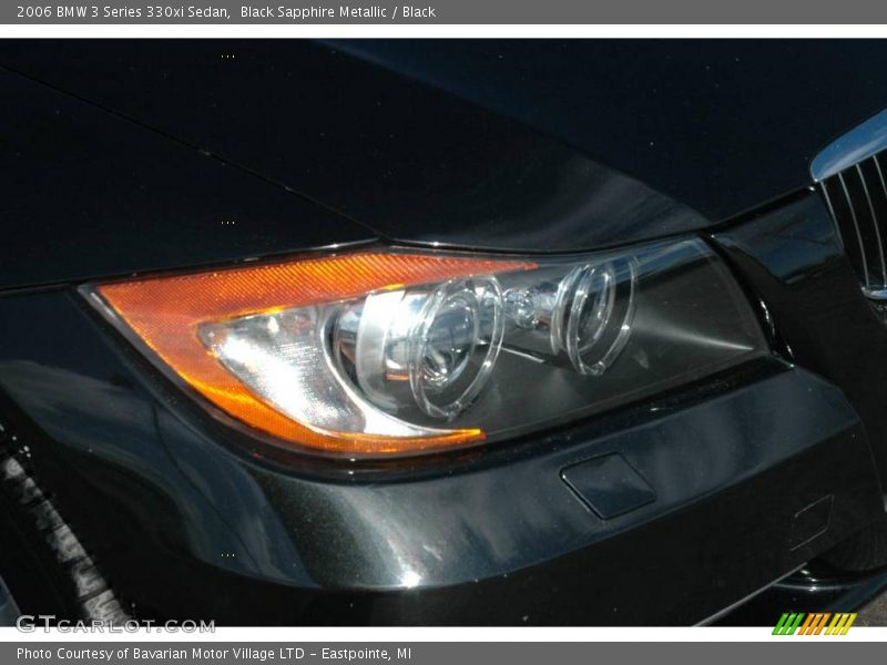 Black Sapphire Metallic / Black 2006 BMW 3 Series 330xi Sedan