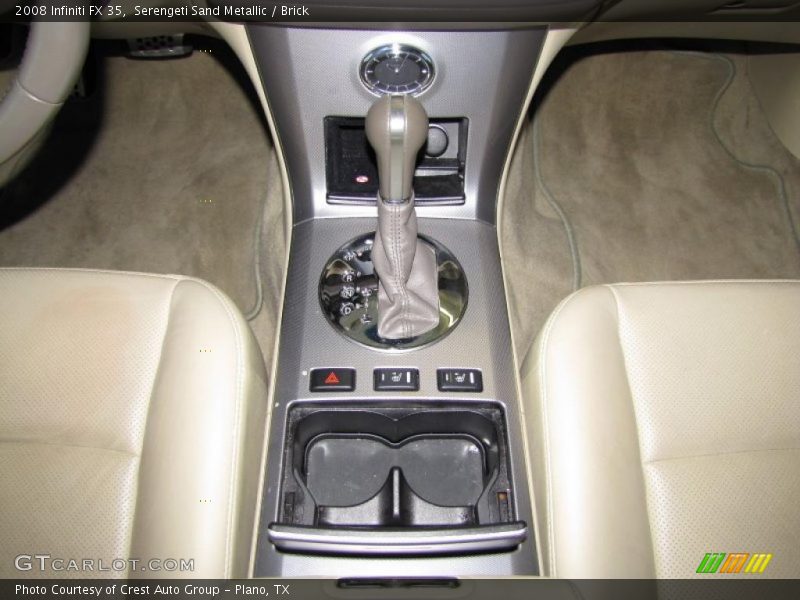Serengeti Sand Metallic / Brick 2008 Infiniti FX 35