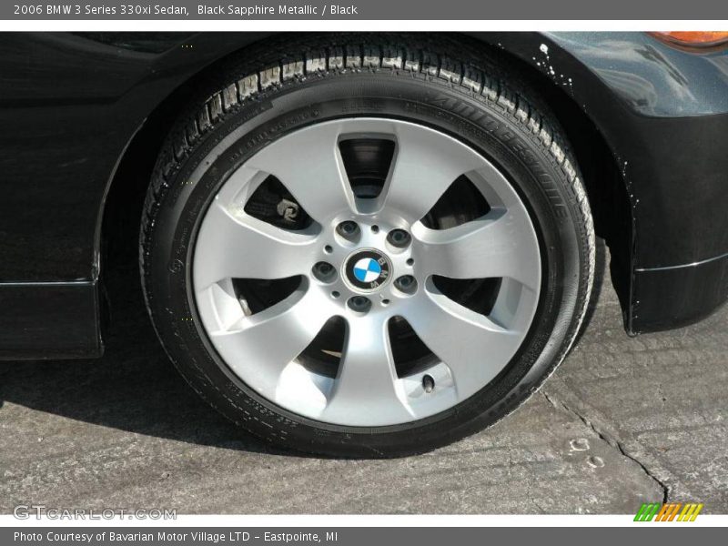 Black Sapphire Metallic / Black 2006 BMW 3 Series 330xi Sedan