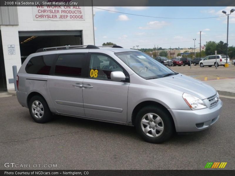 Silver Metallic / Gray 2008 Kia Sedona LX